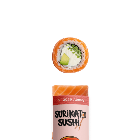 Филадельфия с огурцами и авокадо