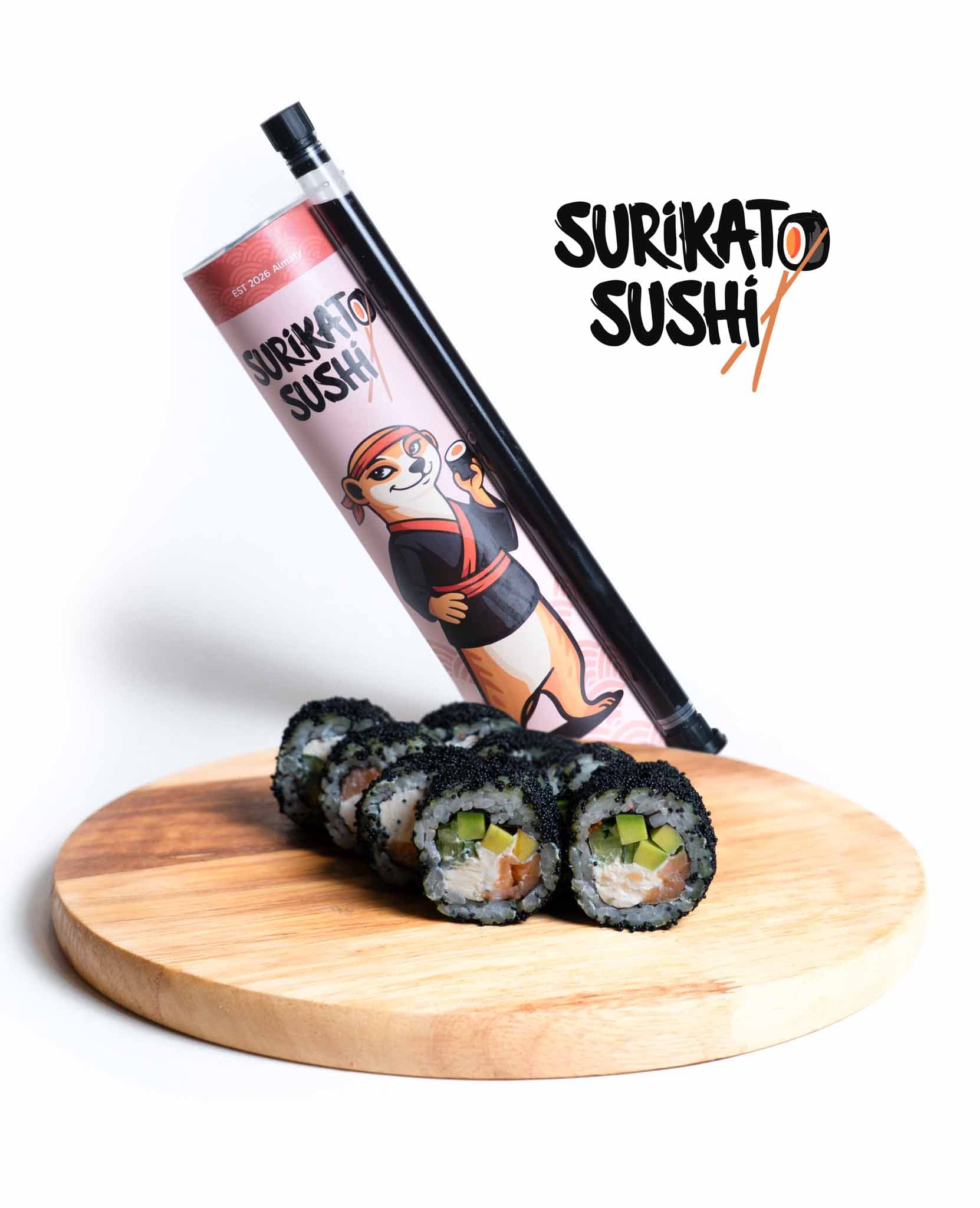 Калифорния с огурцами и авокадо 1